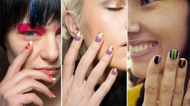 Geometria w kolorze- trendy manicure na lato 2016